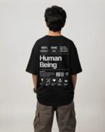 Human Being Kids Oversized T-Shirt | 3Y - 16Y | Unisex